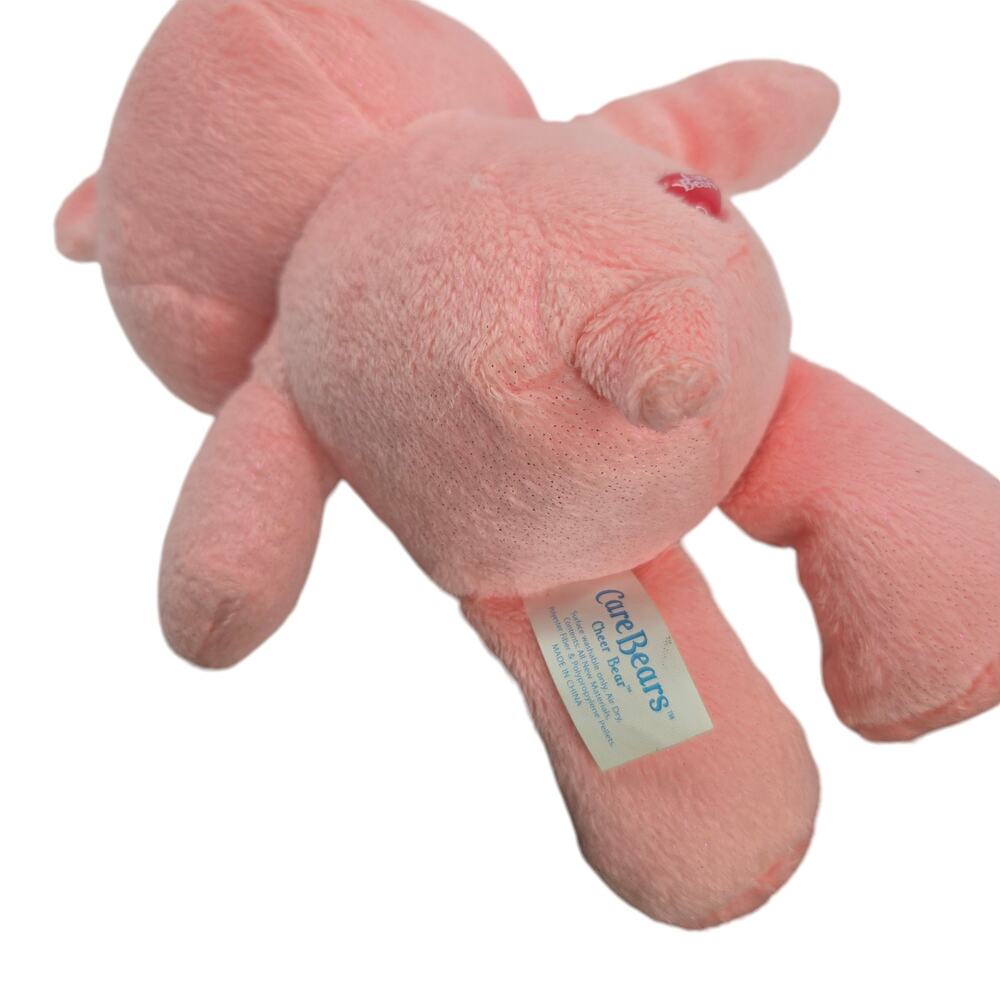 Play Along Vintage Cheer Bear Care Bears Cartoon Stuffed Animal Plush Toy 6" - Picture 6 of 6